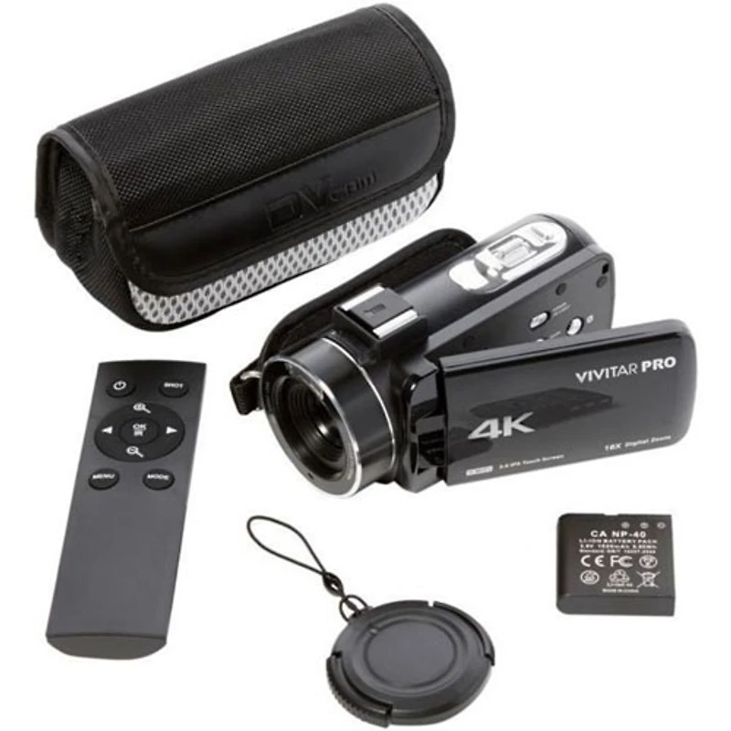 Caméscope à mémoire flash SD DVR4K 4K Pro de Vivitar - Exclusivité de Best Buy