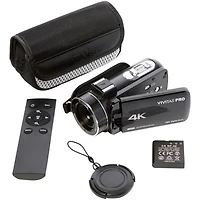 Caméscope à mémoire flash SD DVR4K 4K Pro de Vivitar - Exclusivité de Best Buy