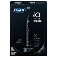 Brosse à dents électrique rechargeable iO de série 10 d'Oral-B - Noir