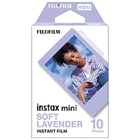 Pellicule à développement instantané pour Instax Mini de Fujifilm - 10 feuilles - Lavande douce