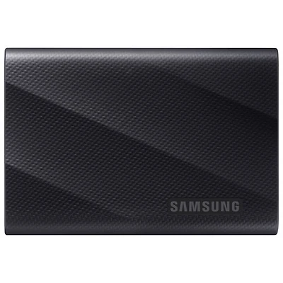 Samsung T9 4TB USB 3.2 External Solid State Drive (MU-PG4T0B/AM) - Black - English
