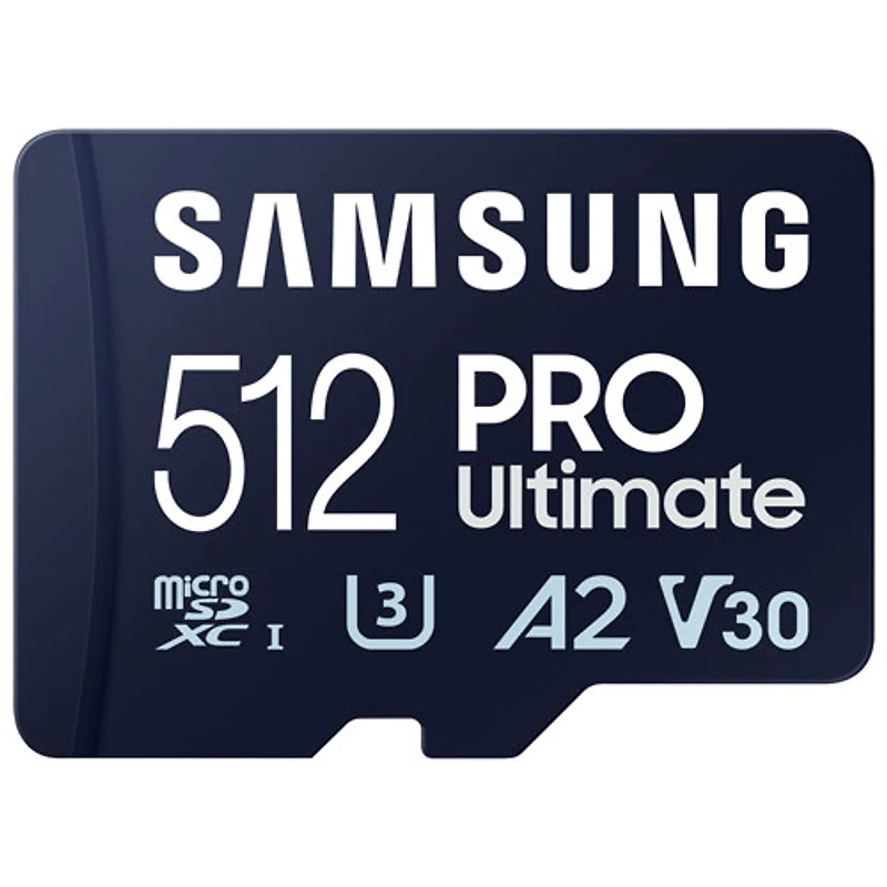 Carte mémoire microSD de 200 Mo/s de 512 Go PRO Ultimate de Samsung