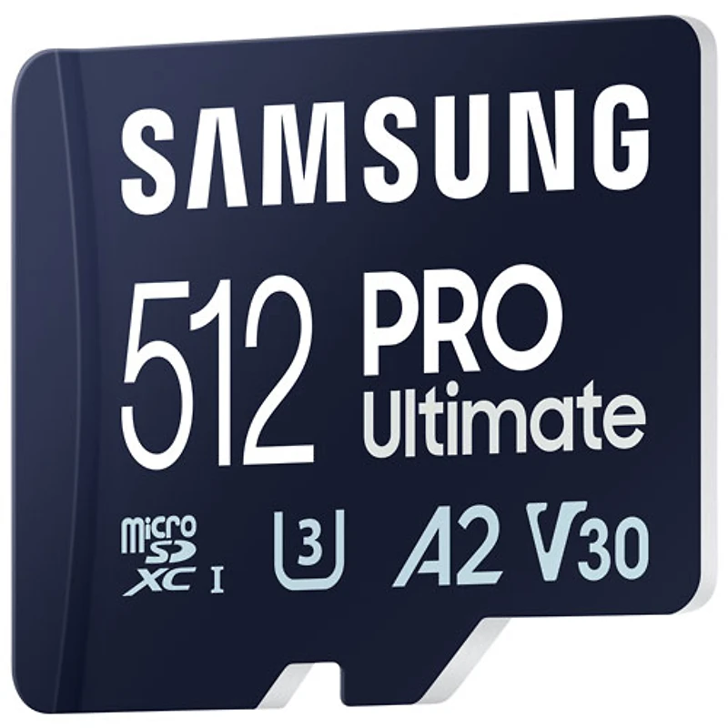 Carte mémoire microSD de 200 Mo/s de 512 Go PRO Ultimate de Samsung