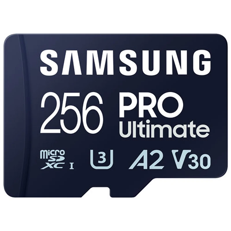 Carte mémoire microSD de 200 Mo/s de 256 Go PRO Ultimate de Samsung