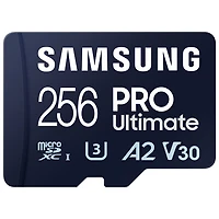 Carte mémoire microSD de 200 Mo/s de 256 Go PRO Ultimate de Samsung