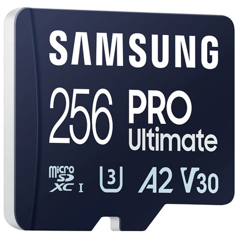 Carte mémoire microSD de 200 Mo/s de 256 Go PRO Ultimate de Samsung