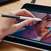 Wacom One Pen Display 13" Graphic Tablet with Touch (DTH134W0A) - White