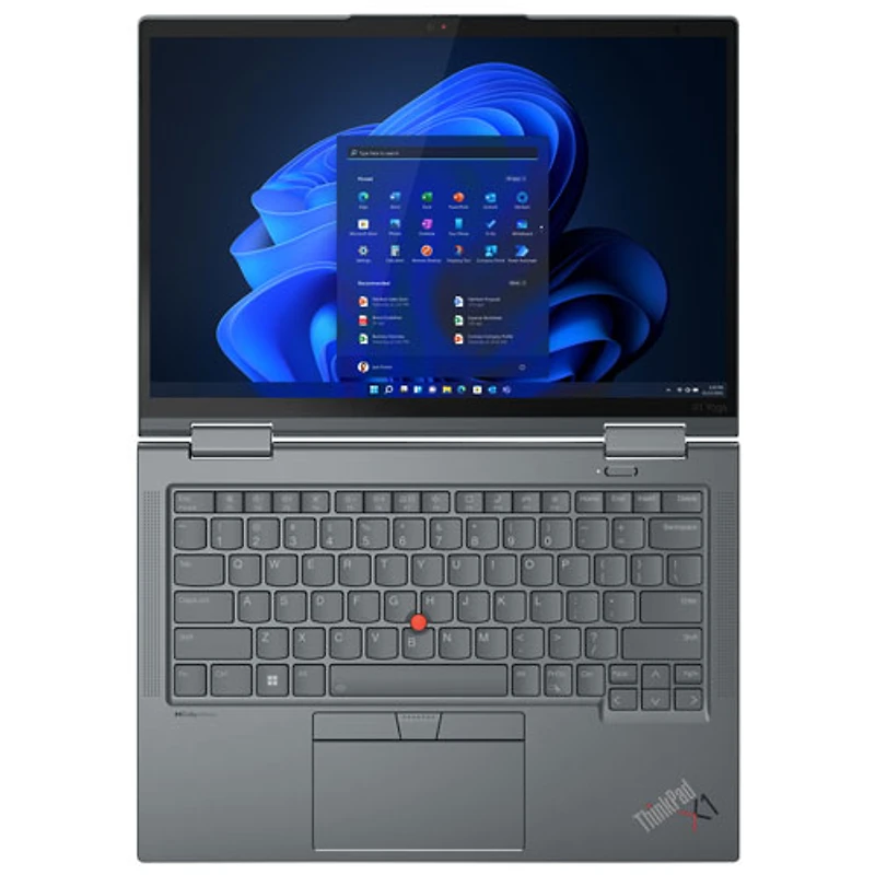 Portable à écran tactile de 14 po ThinkPad X1 Yoga Gen 8 de Lenovo - Gris tempête (Core i5 d'Intel/SSD 256 Go/RAM 16 Go) - Français