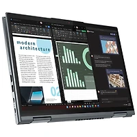 Portable à écran tactile de 14 po ThinkPad X1 Yoga Gen 8 de Lenovo - Gris tempête (Core i5 d'Intel/SSD 256 Go/RAM 16 Go) - Français