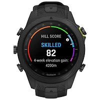 Montre intelligente Bluetooth de 48 mm MARQ Athlete (Gen 2) Carbon Edition de Garmin pour la course - Noir