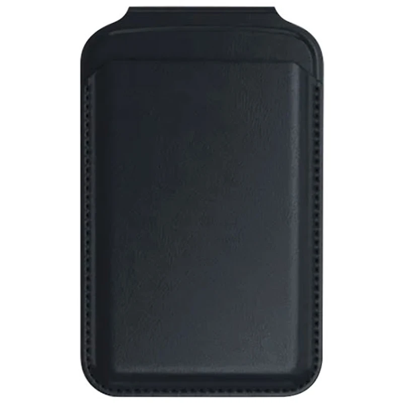 Satechi Vegan-Leather Magnetic Wallet Stand with MagSafe - Black