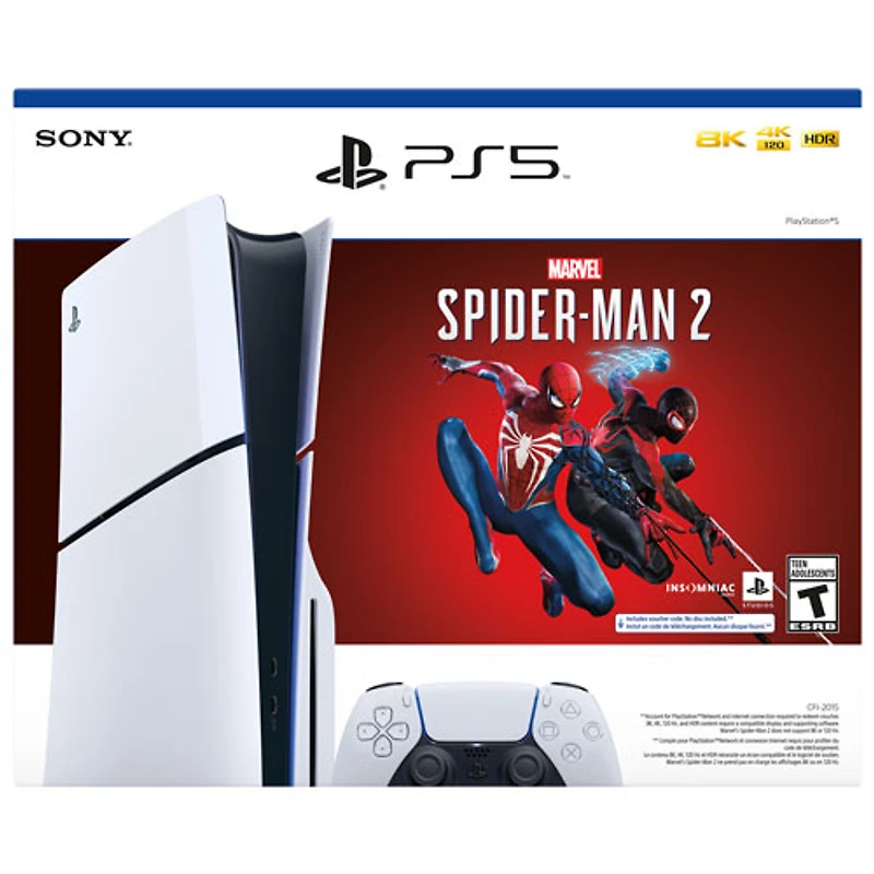 PlayStation 5 Slim Console - Marvel's Spider-Man 2 Bundle