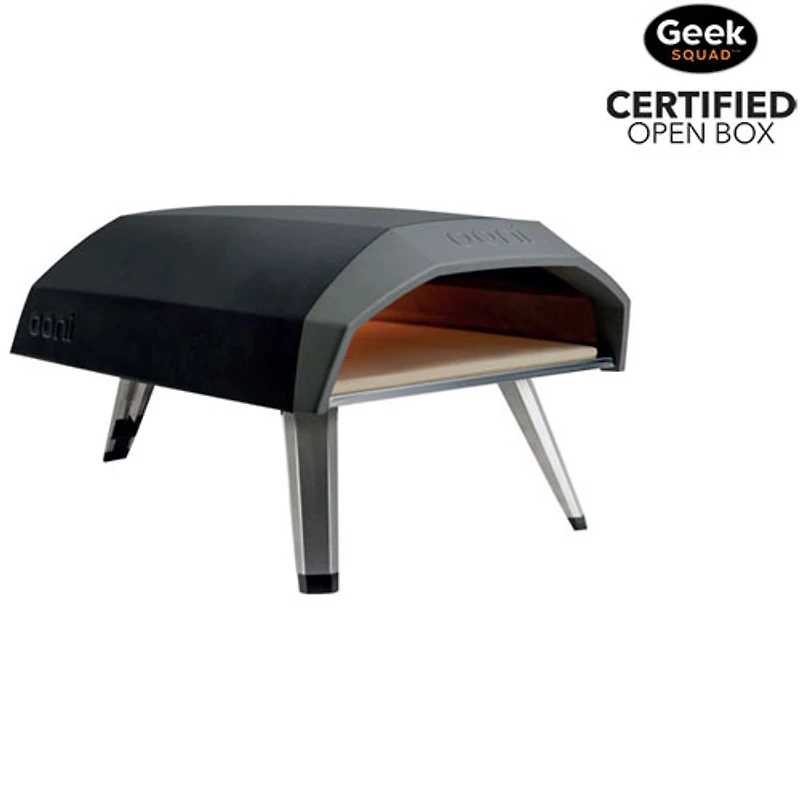 Open Box - Ooni Koda 12" Pizza Oven - Black/Silver
