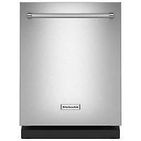 Lave-vaisselle encastrable 24 po 39 dB avec cuve inox et 3e panier de KitchenAid (KDTF924PPS) - Inox