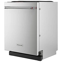 Lave-vaisselle encastrable 24 po 39 dB avec cuve inox et 3e panier de KitchenAid (KDTF924PPS) - Inox