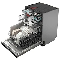 Lave-vaisselle encastrable 24 po 39 dB avec cuve inox et 3e panier de KitchenAid (KDTF924PPS) - Inox