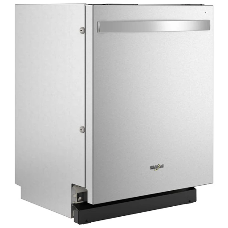 Lave-vaisselle encastrable 24 po 44 dB avec cuve inox et 3e panier de Whirlpool (WDT550SAPZ) - Inox