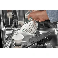 Lave-vaisselle encastrable 24 po 44 dB avec cuve inox et 3e panier de Whirlpool (WDT550SAPZ) - Inox