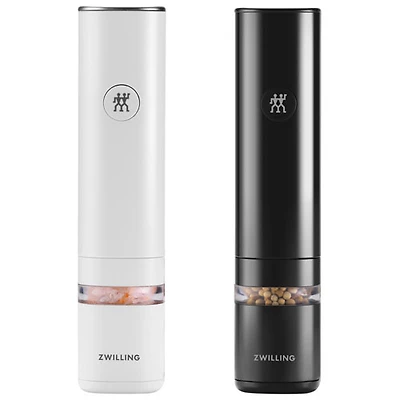 Zwilling Enfinigy Salt & Pepper Mill Set - Black/White