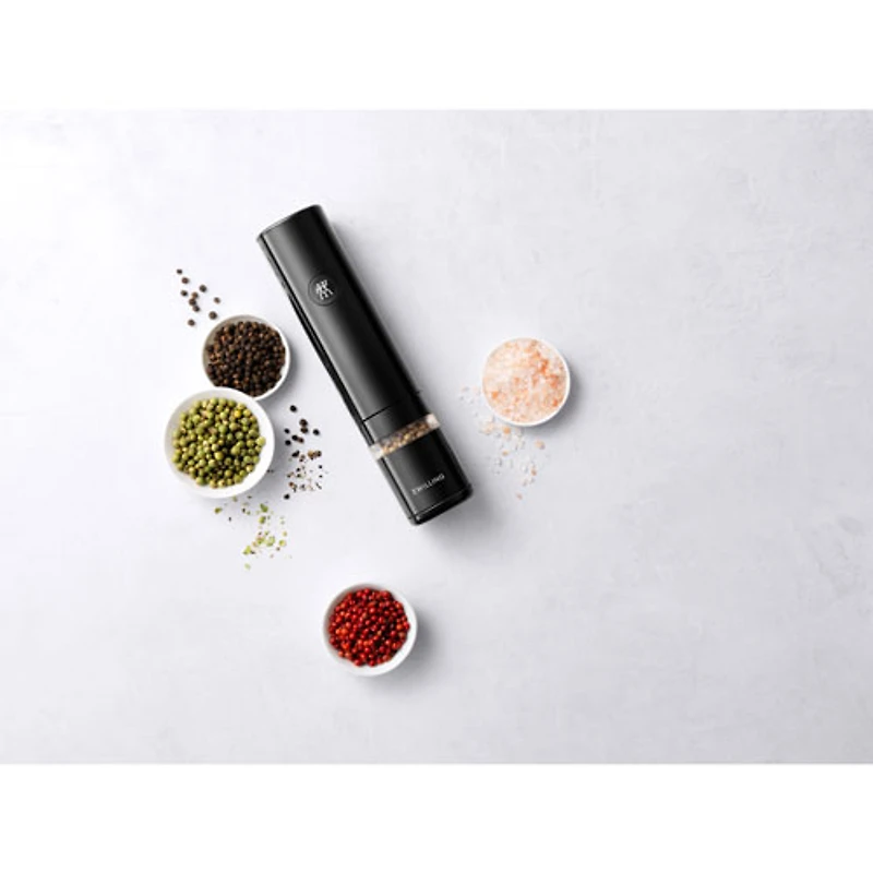 Zwilling Enfinigy Salt & Pepper Mill Set - Black/White