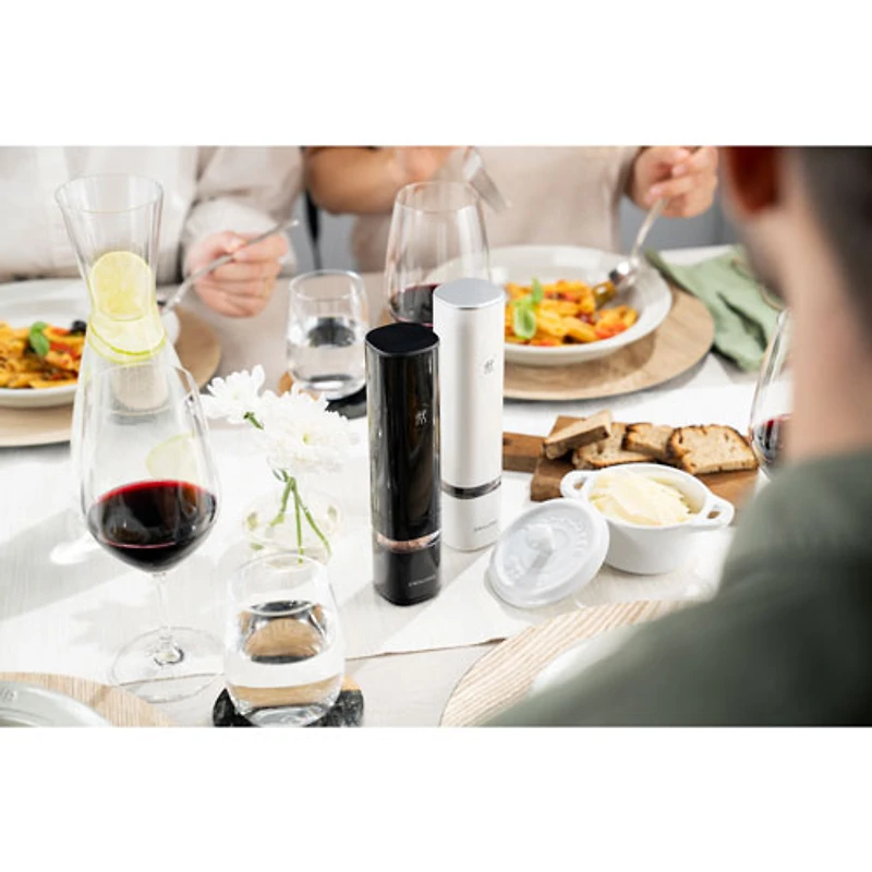 Zwilling Enfinigy Salt & Pepper Mill Set - Black/White