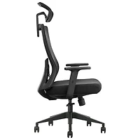 Fauteuil de bureau ergonomique en filet à dossier haut de Kopplen - Noir