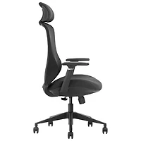Fauteuil de bureau ergonomique en filet à dossier haut Premier de Kopplen - Noir