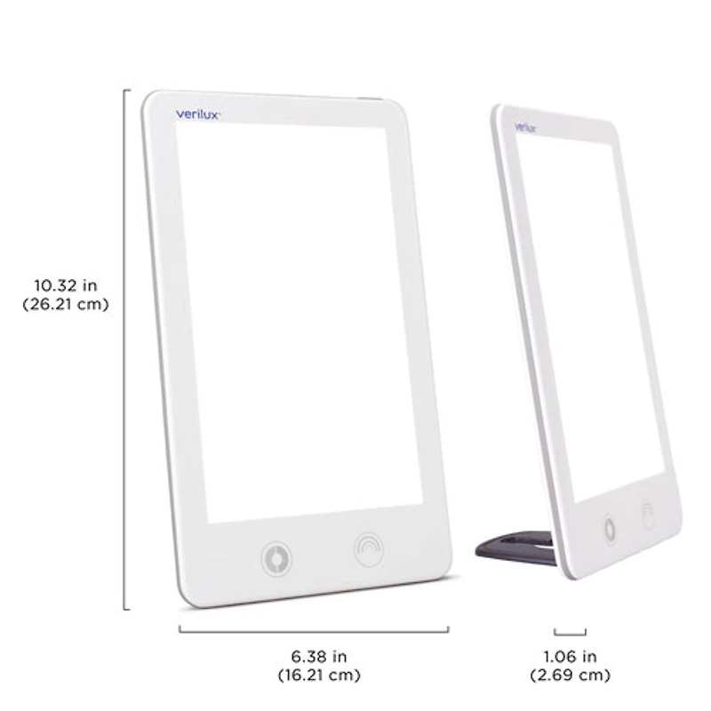 Lampe de luminothérapie HappyLight Touch de Verilux - Blanc