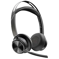 Casque d'écoute sans fil Poly Voyager Focus 2 de HP - Noir