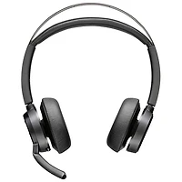 Casque d'écoute sans fil Poly Voyager Focus 2 de HP - Noir