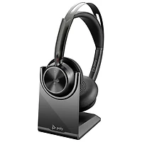 Casque d'écoute sans fil Poly Voyager Focus 2 de HP - Noir