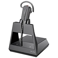 Système avec casque d'écoute sans fil Poly Voyager 4245 de HP - Noir