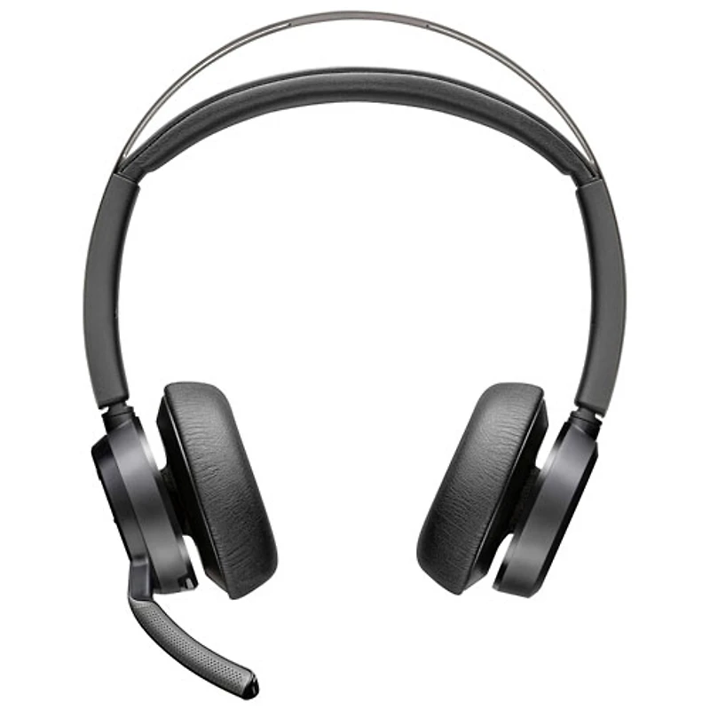 HP Poly Voyager Focus 2 On-Ear Noise Cancelling Bluetooth Headset