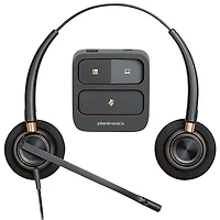Casque d'écoute avec fil à suppression du bruit Poly EncorePro 520 de HP - Noir