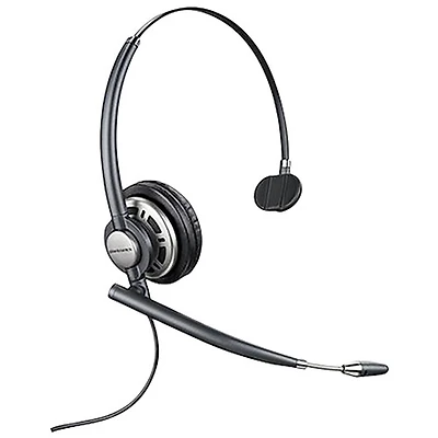 Casque d'écoute avec fil à suppression du bruit Poly EncorePro HW710 de HP - Noir