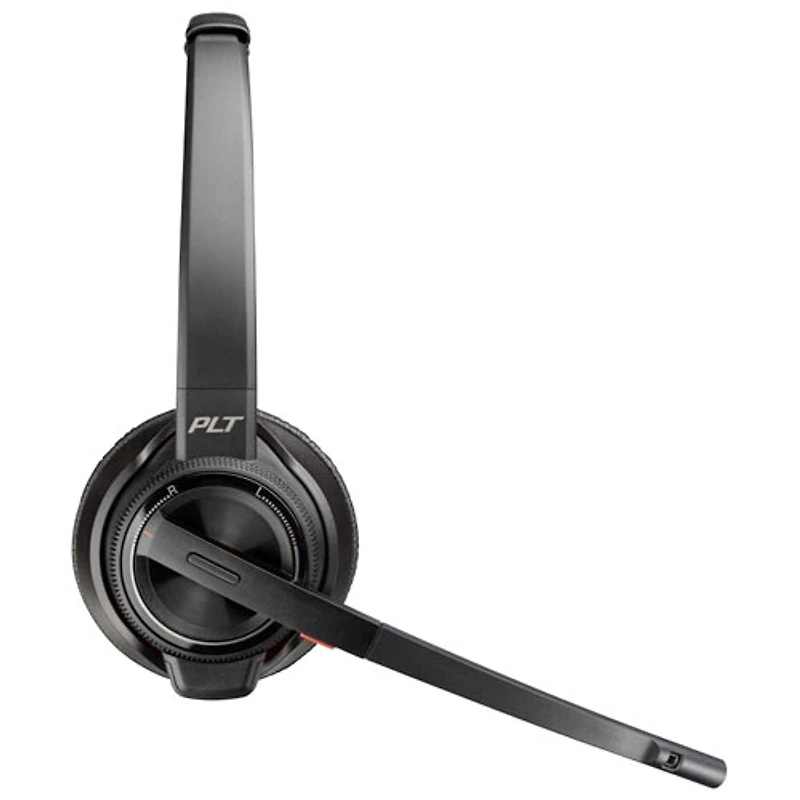Casque d'écoute 100 % sans fil à suppression du bruit Poly Savi 8220 de HP - Noir