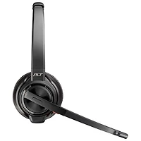 Casque d'écoute 100 % sans fil à suppression du bruit Poly Savi 8220 de HP - Noir