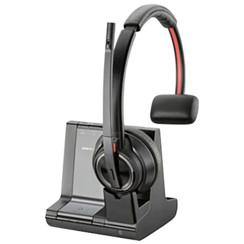 HP Poly Savi 8210-M On-Ear Noise Cancelling True Wireless Headset - Black