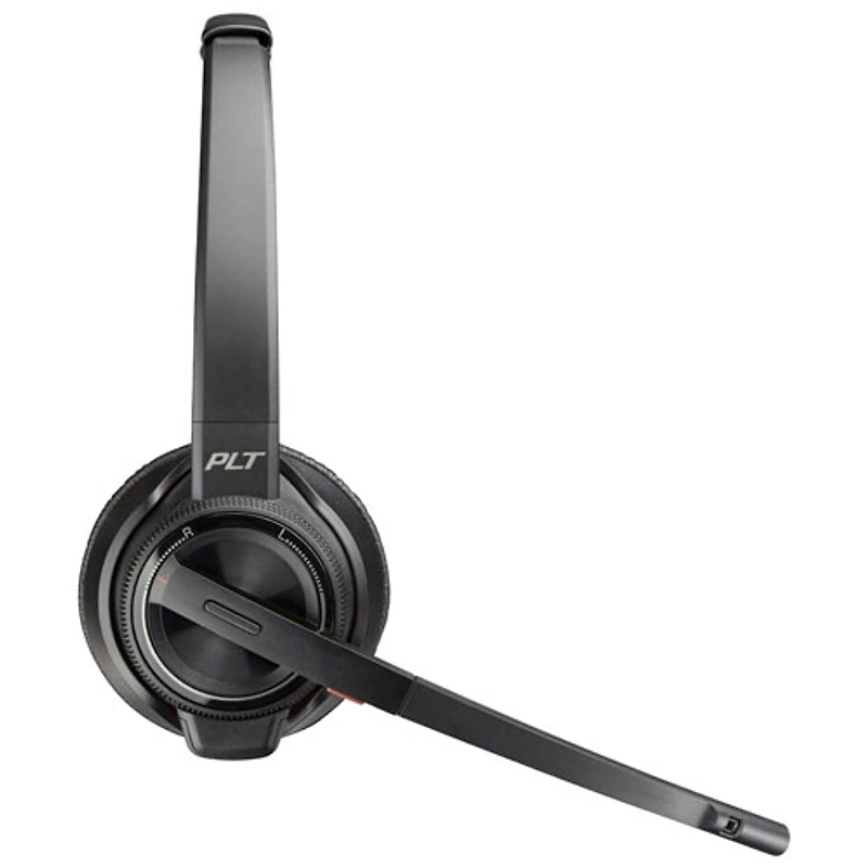 HP Poly Savi 8220-M On-Ear Noise Cancelling True Wireless Headset - Black
