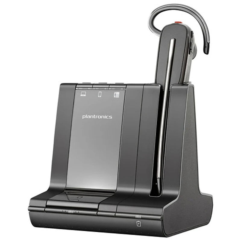 HP Poly Savi 8200 Over-Ear Noise Cancelling True Wireless Headset - Black