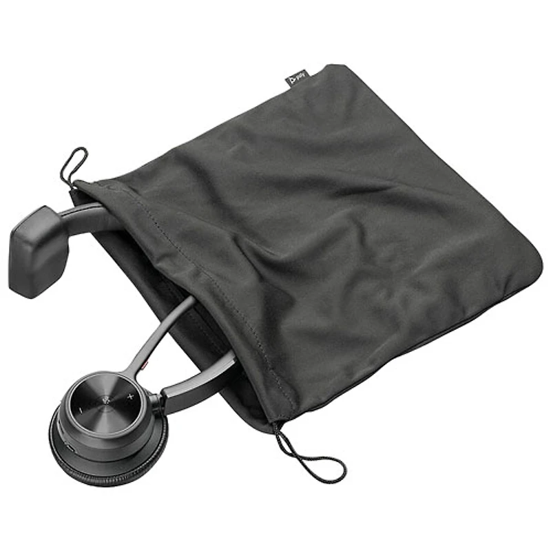 Casque d'écoute Bluetooth à suppression du bruit Poly Voyager 4310-M de HP - Noir