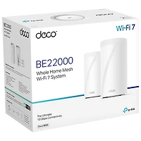 TP-Link BE22000 12-Stream Tri-Band Whole Home Mesh Wi-Fi 7 System - 2 Pack