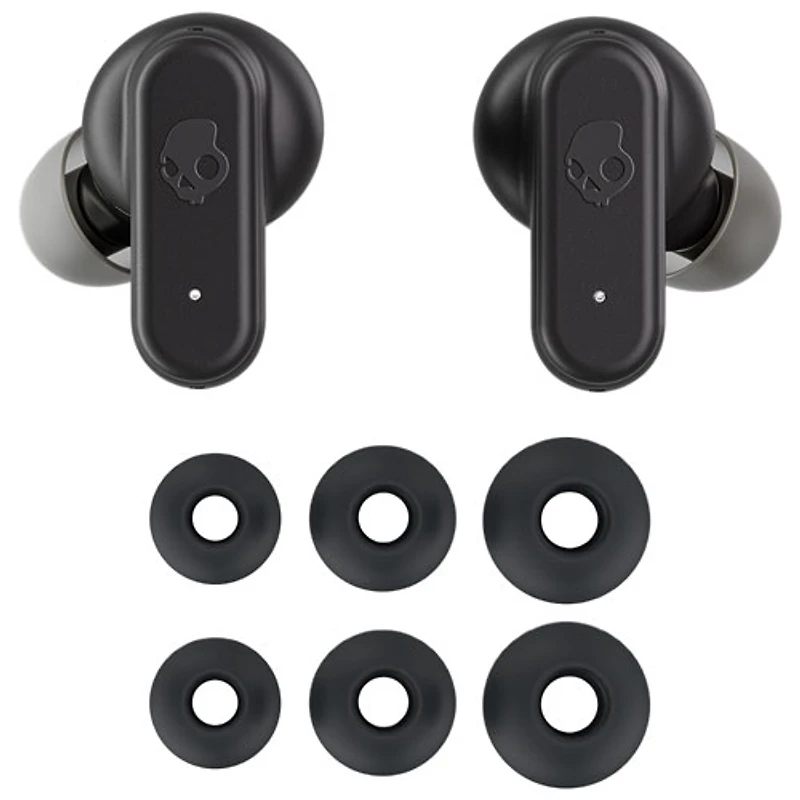 Écouteurs boutons 100 % sans fil à isolation sonore Dime 3 de Skullcandy - Noir