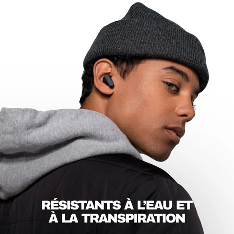 Écouteurs boutons 100 % sans fil à isolation sonore Dime 3 de Skullcandy - Noir