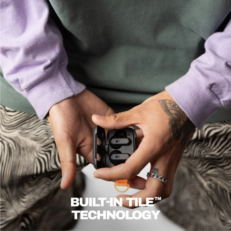 Écouteurs boutons 100 % sans fil à isolation sonore Dime 3 de Skullcandy - Noir