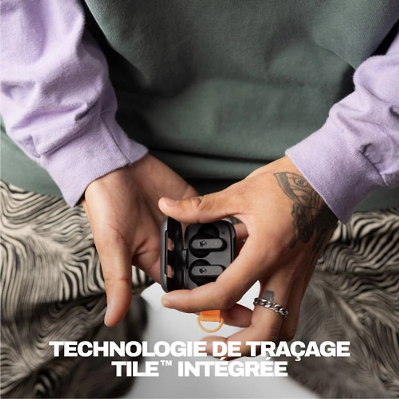 Écouteurs boutons 100 % sans fil à isolation sonore Dime 3 de Skullcandy - Noir