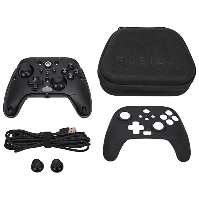 Manette avec fil FUSION Pro 3 de PowerA pour Xbox Series X|S - Noir