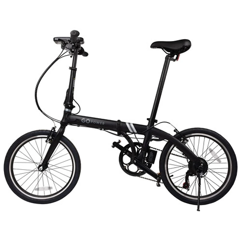 GoPowerBike GoAir Foldable Lightweight Electric City Bike (300W Motor /Up to 24km Battery Range /25km/h Top Speed) - Exclusive Retail Partner