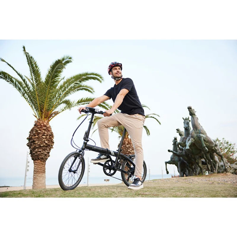 GoPowerBike GoAir Foldable Lightweight Electric City Bike (300W Motor /Up to 24km Battery Range /25km/h Top Speed) - Exclusive Retail Partner