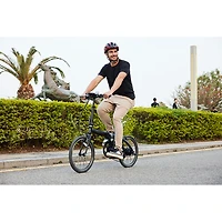 GoPowerBike GoAir Foldable Lightweight Electric City Bike (300W Motor /Up to 24km Battery Range /25km/h Top Speed) - Exclusive Retail Partner